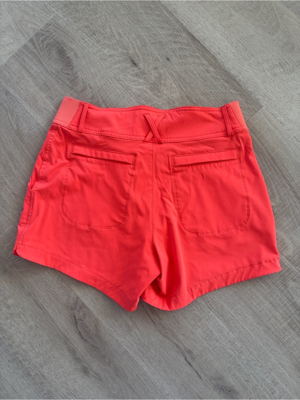 Krimson Klover Rory 5 inche Women's Active Shorts - size small, coral color - Picture 2 of 5